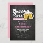 Biezen verjaardagsuitnodiging, schaadt elk jaar! kaart (Voorkant / Achterkant)