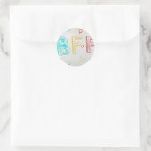 bif ronde sticker (Tas)