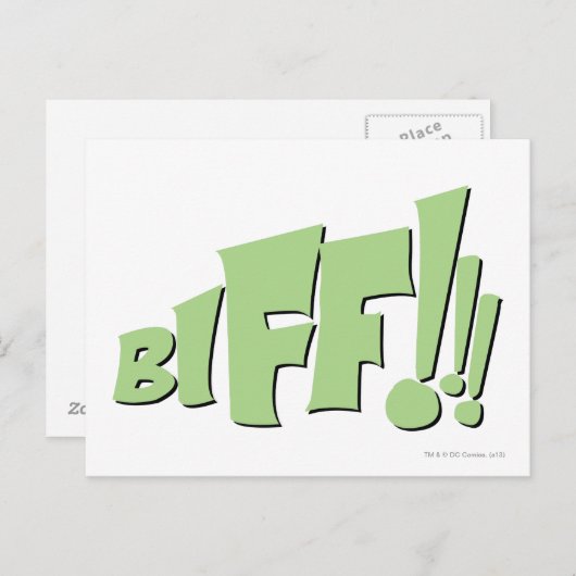 BIFF!! BRIEFKAART (Voorkant / Achterkant)