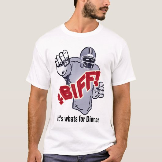 BIFF Het is wat voor Dinner T-shirt (Voorkant)