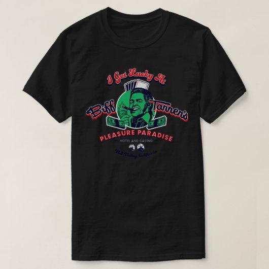 Biff Tannen Casino T-shirt (Design voorkant)