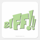 BIFF!! VIERKANTE STICKER (Voorkant)