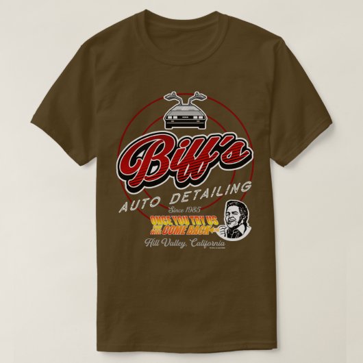 Biffs Auto Detailing Sign T-shirt (Design voorkant)