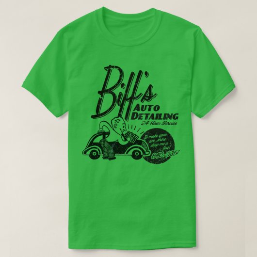 Biffs automatische gegevens t-shirt (Design voorkant)