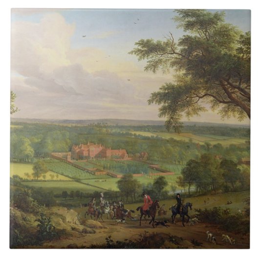 Bifrons Park, Patrixbourne, Kent, voorheen attribu Tegeltje (Voorkant)