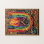 Bifröst de Noorse Regenboogbrug Legpuzzel (Horizontaal)