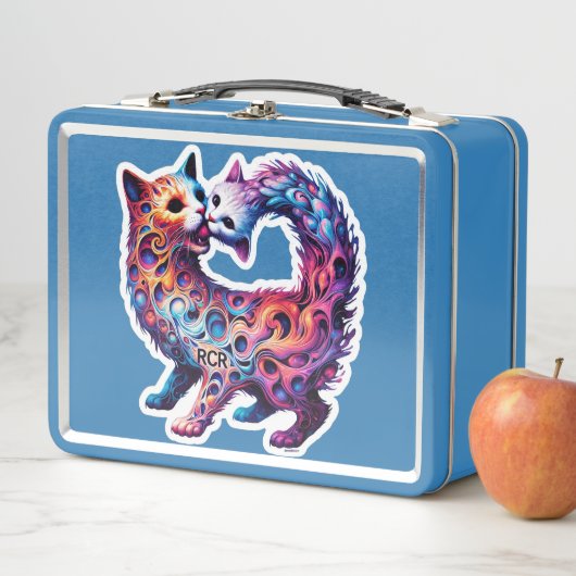 Bifuricated Cat and RCR Metal Lunchbox (In situ)