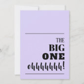 BIG 100 Birthday-uitnodigingen (Voorkant)