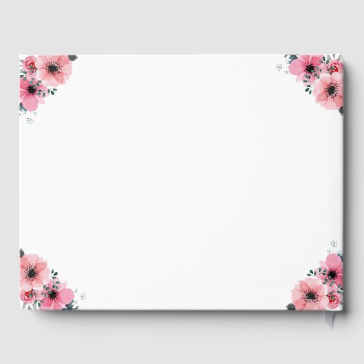 Big 11th Birthday Foto Collage Bloemenmeisje White Gastenboek (Achterkant)