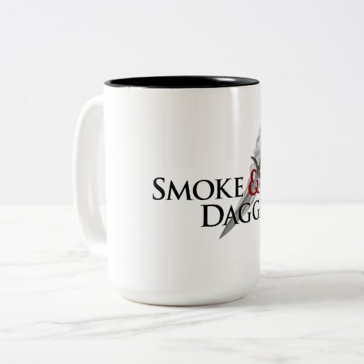 Big 15oz Mok roken & Dagger Coffee (Voorkant links)