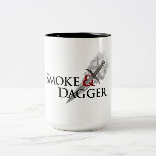 Big 15oz Mok roken & Dagger Coffee (Center)