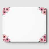 Big 15th Birthday Foto Collage Bloemenmeisje White Gastenboek (Achterkant)