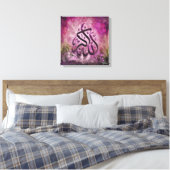 BIG 16x16 ALLAH-U-AKBAR - Islamitische Canvas Kuns Afdruk (Insitu (Slaapkamer))