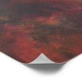 BIG 16x20 Bismillah Red Original Islamic Art Print (Hoek)