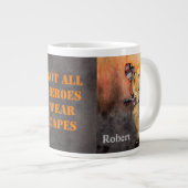Big 20 oz Coffee Cup Aangepaste brandweerbeker Mok (Voorkant rechts)