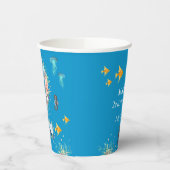 Big 2nd under the Zee Birthday Photo Collage Papieren Bekers (Links)