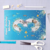 Big 3rd under Zee Birthday Photo Collage Tissuepapier (Craft)