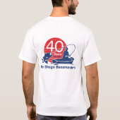 Big 40 logo's voor- en achterzijde t-shirt (Achterkant)