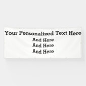 Big 4'x10' Custom Business Banner (Horizontaal)