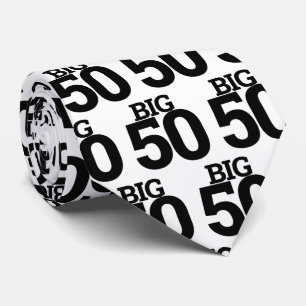 BIG 50 50 50e verjaardag Stropdas