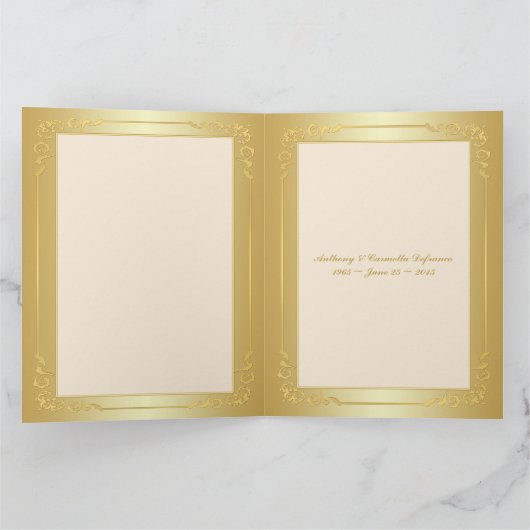 BIG 50e Jubileum Foto Guest Signing Kaart (Binnen)