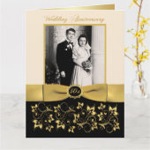 BIG 50e Jubileum Foto Guest Signing Kaart (Gele Bloem)