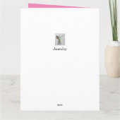 BIG 50th Mom Dad Happy Jubileum van ons allemaal Kaart (Achterkant)