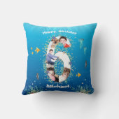 Big 6th Birthday Photo Collage under Zee Kussen (Achterkant)