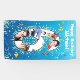 Big 6th Birthday under the Zee Photo Collage Spandoek