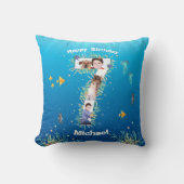 Big 7th Birthday Photo Collage under Zee Kussen (Voorkant)