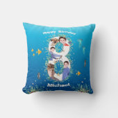 Big 8th Birthday Photo Collage under the Zee Kussen (Voorkant)