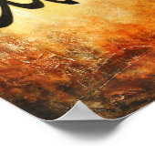 BIG 8x16 Alhamdulillah-Poster - Islamitische Kunst Poster (Hoek)