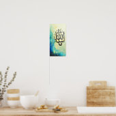 BIG 8x16 Mashallah-Poster - Oorspronkelijke islami Poster (Keuken)