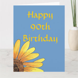 Big 90th Birthday Kaart