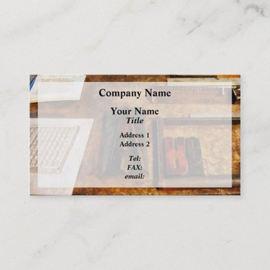 Big "A" Visitekaartje (Voorkant)