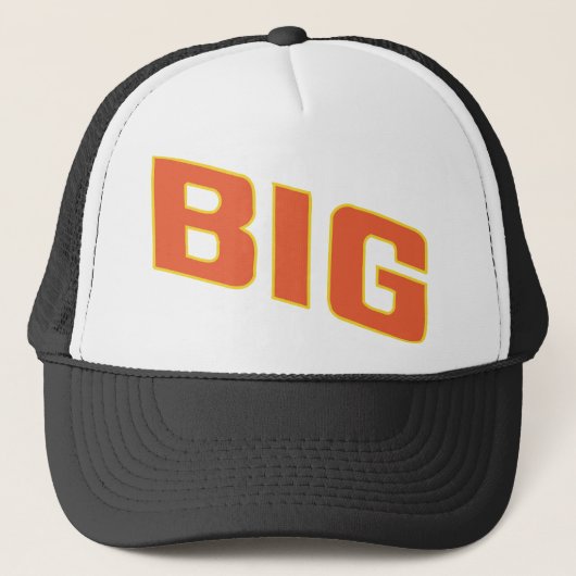 BIG ... Aanpassen zoals je wilt Trucker Pet (Voorkant)
