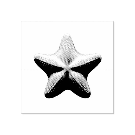 Big Adorable Starfish Rubberstempel (Afrduk)