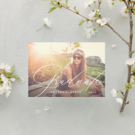 Big Afstuderen het Uitnodiging van het Afstuderen 