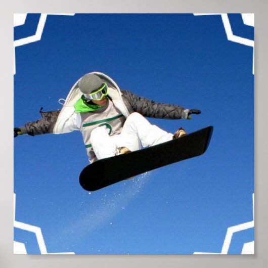 Big Air Snowboarding Poster (Voorkant)