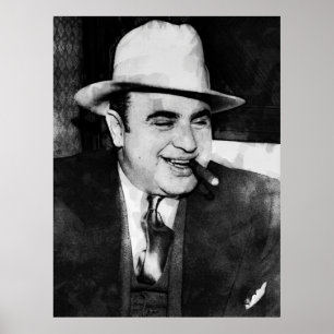 BIG AL CAPONE - VERBOD OP GANG BOSS POSTER