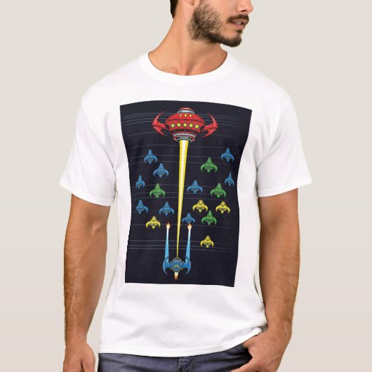 Big Aliens Ship T-Shirt (Voorkant)