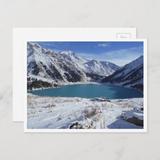 Big Almaty Lake Briefkaart (Voorkant / Achterkant)