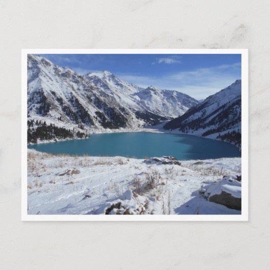 Big Almaty Lake Briefkaart (Voorkant)