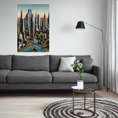 Big American City | AI Art Poster