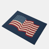 Big American Flag Welkom Mat Doormat Rug Gift (Schuin)