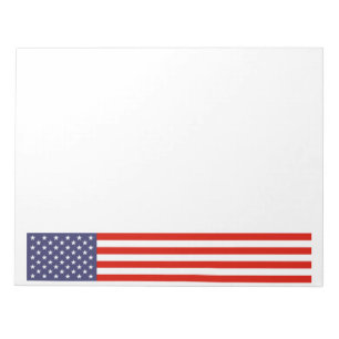 Big American vlag note pads   Sterren en strepen Notitieblok