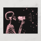 Big Announcement X-Ray Skeleton - Rood Briefkaart (Voorkant)