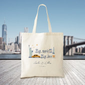Big Apple, Big Love New York City bruiloft welkom Tote Bag
