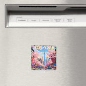 Big Apple Charm: New York souvenirmagneet Magneet (Insitu (Vaatwasser))