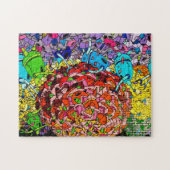 Big Apple Greeter - NYC graffiti puzzel Legpuzzel (Horizontaal)